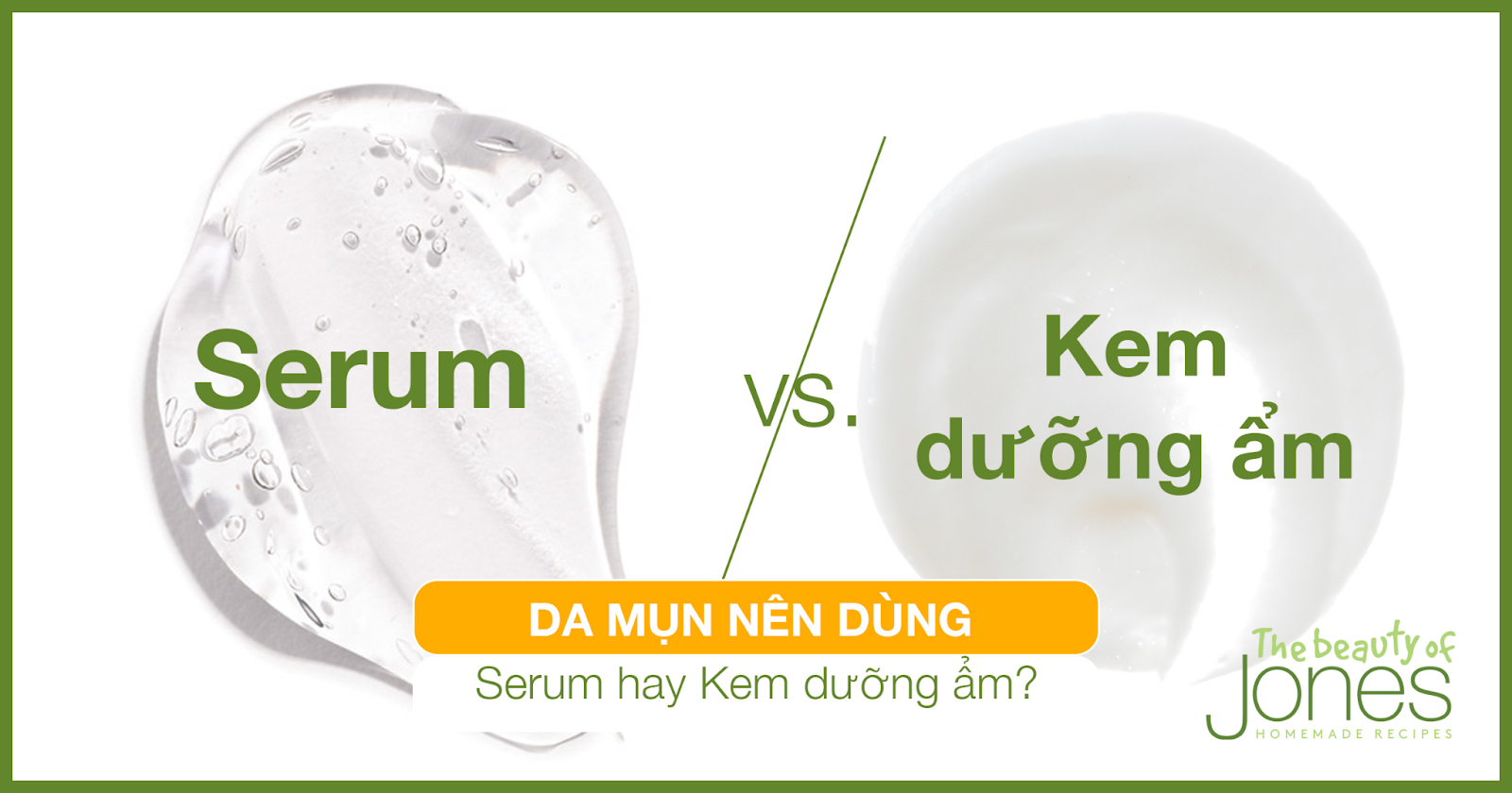 serum và kem dưỡng ẩm