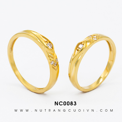Cặp nhẫn cưới vàng 24K Anh Phương Jewelry