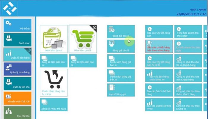 phần mềm quản lý bán hàng miễn phí - phổ biến tại Việt Nam