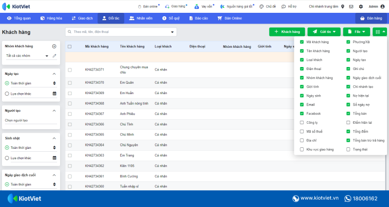 Quản lý chi thu chuẩn chỉ với phần mềm quản lý bán hàng Kiot Việt