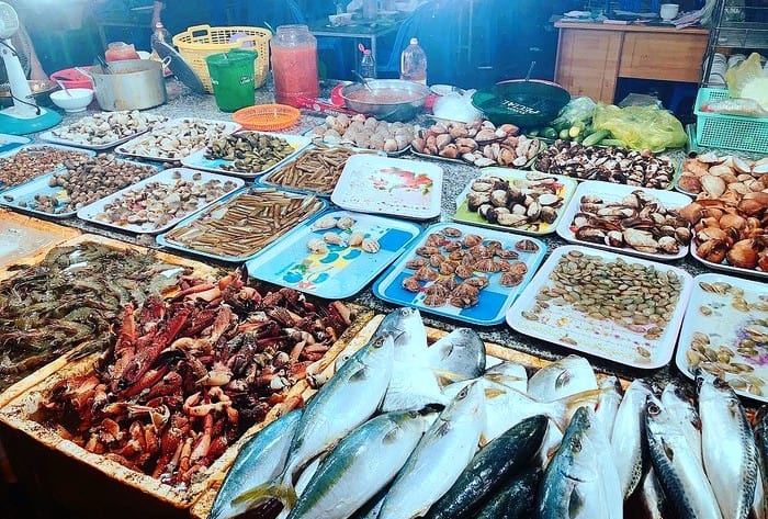 Hải sản ở chợ