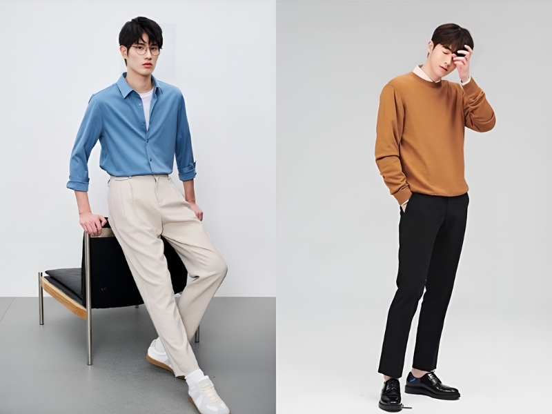 Phối màu quần áo nam - Coolmate
